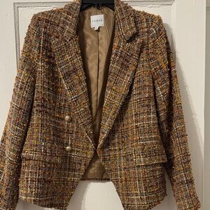 Cyrus Women's Multicolor Tweed Blazer